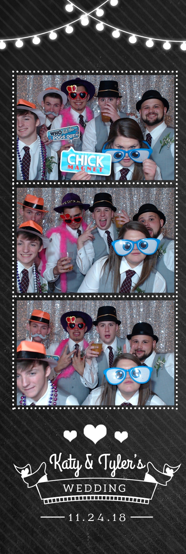 Katy and Tyler's wedding  | View more photos from the event at gallery.photoboothbillings.com/u/PhotoBoothBillings/Katy-and-Tylers-wedding